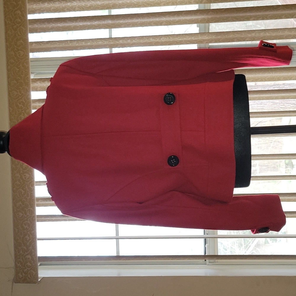 Red peacoat - Picture 4 of 5